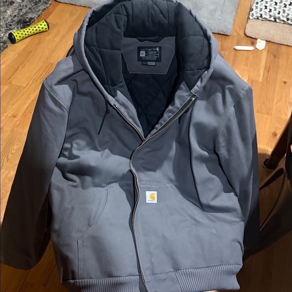 Carhartt Charcoal Hooded Jacket